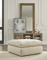 Family Deals Furniture - Ashley Furniture - Elyza Living Room - Oversized Accent Ottoman / Linen - 1000608