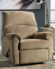 Family Deals Furniture - Ashley Furniture - Nerviano Living Room - Zero Wall Recliner / Chocolate - 1080229