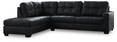 Family Deals Furniture - Ashley Furniture - Barlin Mills Sectional - RAF 2-Piece Sectional with Chaise / Carbon - 17004S1