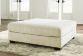 Family Deals Furniture - Ashley Furniture - Rawcliffe Living Room - Oversized Accent Ottoman / Parchment - 1960408
