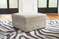 Family Deals Furniture - Ashley Furniture - Calnita Living Room - Ottoman With Storage / Sisal - 2050211