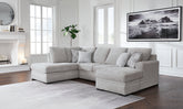 Family Deals Furniture - Ashley Furniture - Gabyleigh Sectional - LAF 2-Piece Sectional with Chaise / Nickel - 20904S1