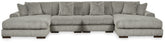 Family Deals Furniture - Ashley Furniture - Lindyn 4-Piece Sectional with Double Chaise - 4-Piece Sectional with Double Chaise - 21105S20