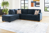 Family Deals Furniture - Ashley Furniture - Aviemore Sectional - LAF 2-Piece Sectional with Chaise / Stone - 24305S2