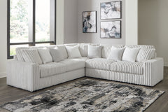 Family Deals Furniture - Ashley Furniture - Stupendous Sectional - LAF 5-Piece Sectional with Chaise / Alloy - 25903S9