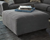 Family Deals Furniture - Ashley Furniture - Ambee Living Room - Oversized Accent Ottoman / Slate - 2862008