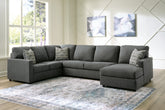 Family Deals Furniture - Ashley Furniture - Edenfield Sectional - LAF 3-Piece Sectional with Chaise / Linen - 29004S2