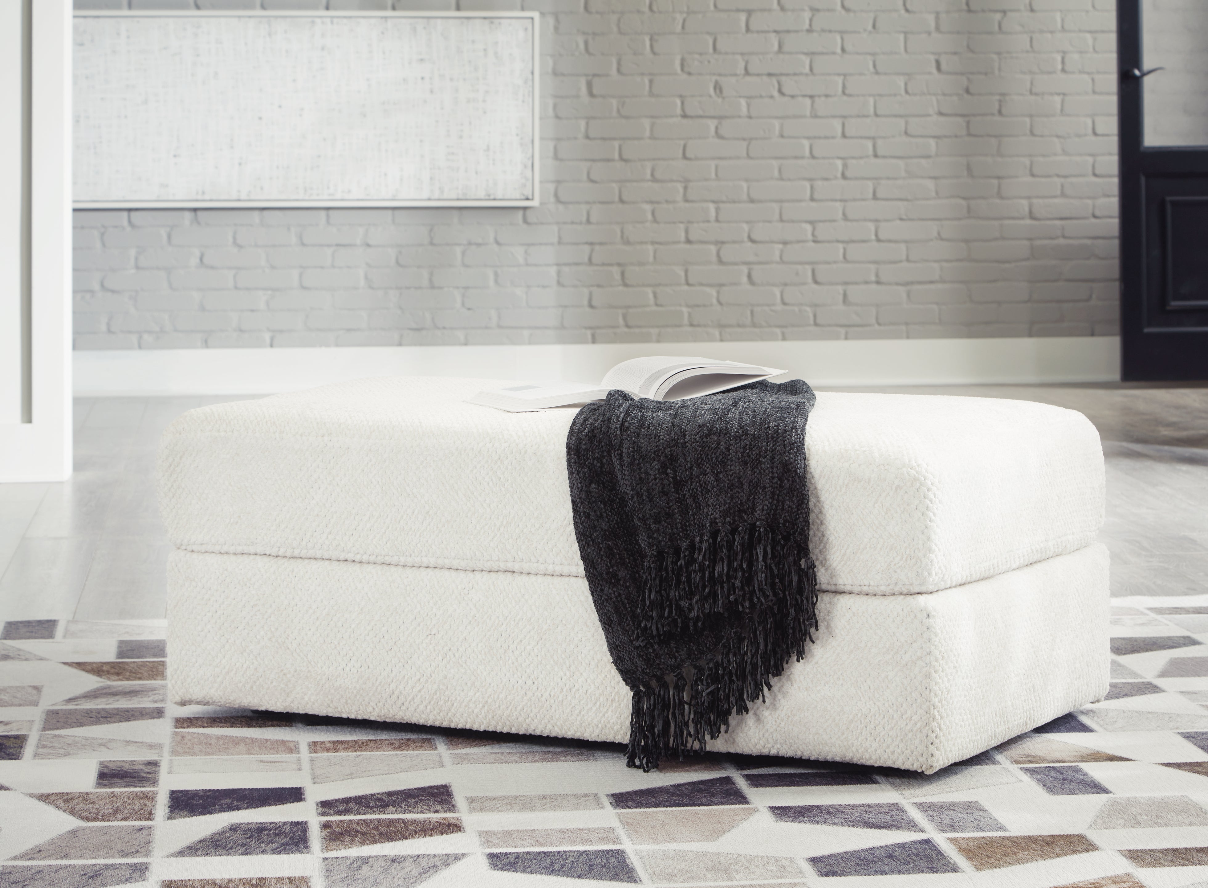 Family Deals Furniture - Ashley Furniture - Karinne Living Room - Chair and a Half / Linen - 3140323