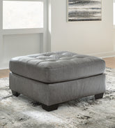 Family Deals Furniture - Ashley Furniture - Clairette Court Living Room - Oversized Accent Ottoman / Alloy - 3150308