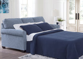 Family Deals Furniture - Ashley Furniture - Carissa Manor Living Room - Queen Sofa Sleeper / Denim - 3260439
