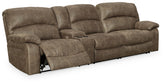 Family Deals Furniture - Ashley Furniture - Segburg Sectional - 2-Piece Power Reclining Sectional Sofa / Driftwood - 34303S1