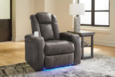 Family Deals Furniture - Ashley Furniture - Fyne-Dyme Living Room - PWR Recliner/ADJ Headrest / Sapphire - 3660313