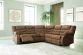 Family Deals Furniture - Ashley Furniture - Partymate Sectional - 2-Piece Reclining Sectional / Brindle - 36902S2