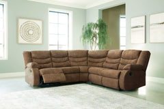 Family Deals Furniture - Ashley Furniture - Partymate Sectional - 2-Piece Reclining Sectional / Brindle - 36902S2