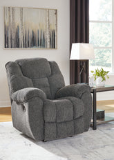 Family Deals Furniture - Ashley Furniture - Foreside Living Room - Reclining Sofa / Charcoal - 3810488