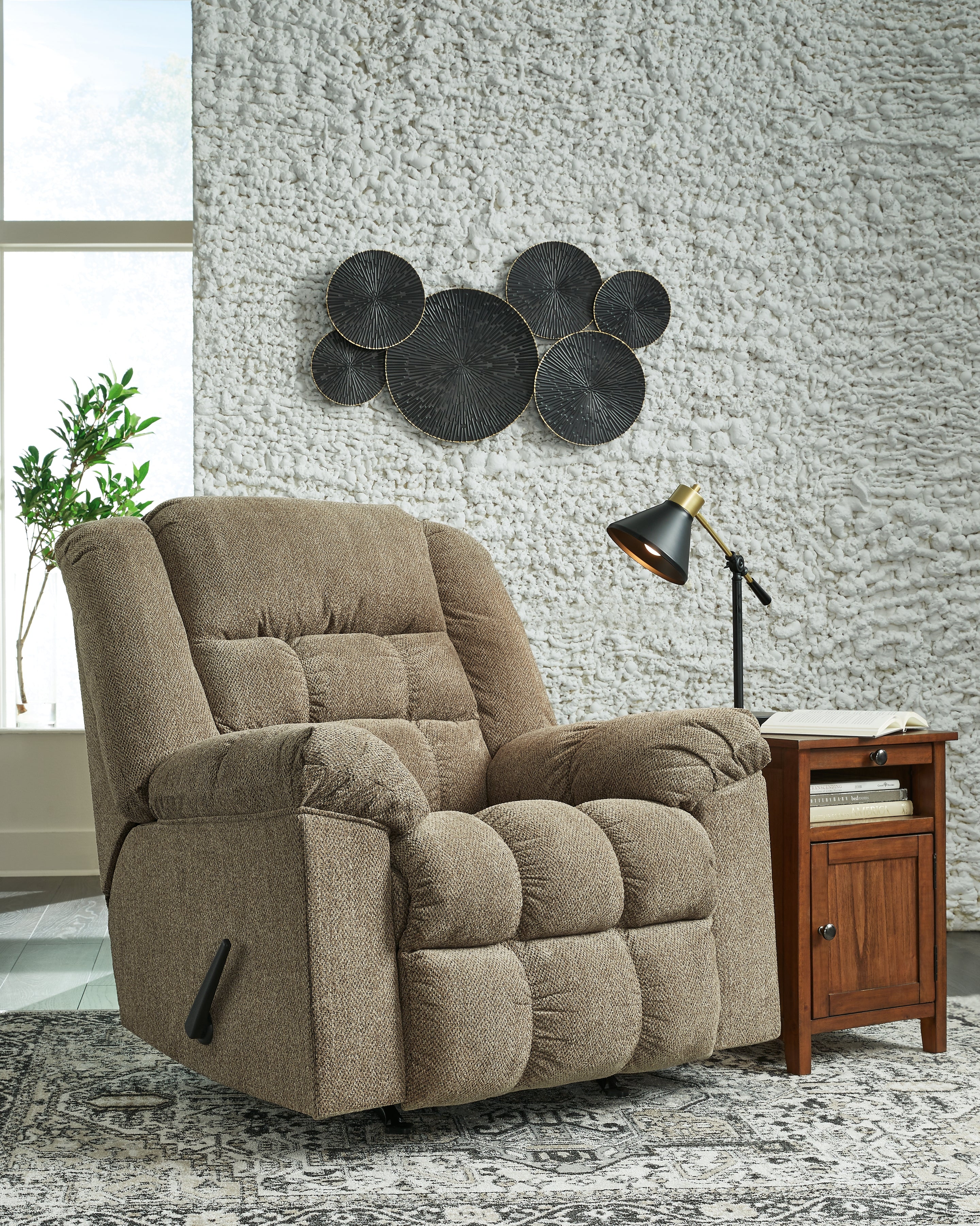 Family Deals Furniture - Ashley Furniture - Kegler Living Room - Rocker Recliner / Putty - 4450425