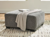 Family Deals Furniture - Ashley Furniture - Revenna Living Room - Oversized Accent Ottoman / Greystone - PC4840508