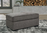 Family Deals Furniture - Ashley Furniture - Gardiner Living Room - Ottoman / Pewter - 5240414