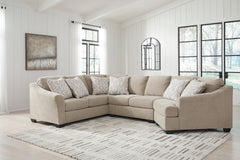 Family Deals Furniture - Ashley Furniture - Brogan Bay Sectional - 3-Piece Sectional with Cuddler / Cork - 52705S2