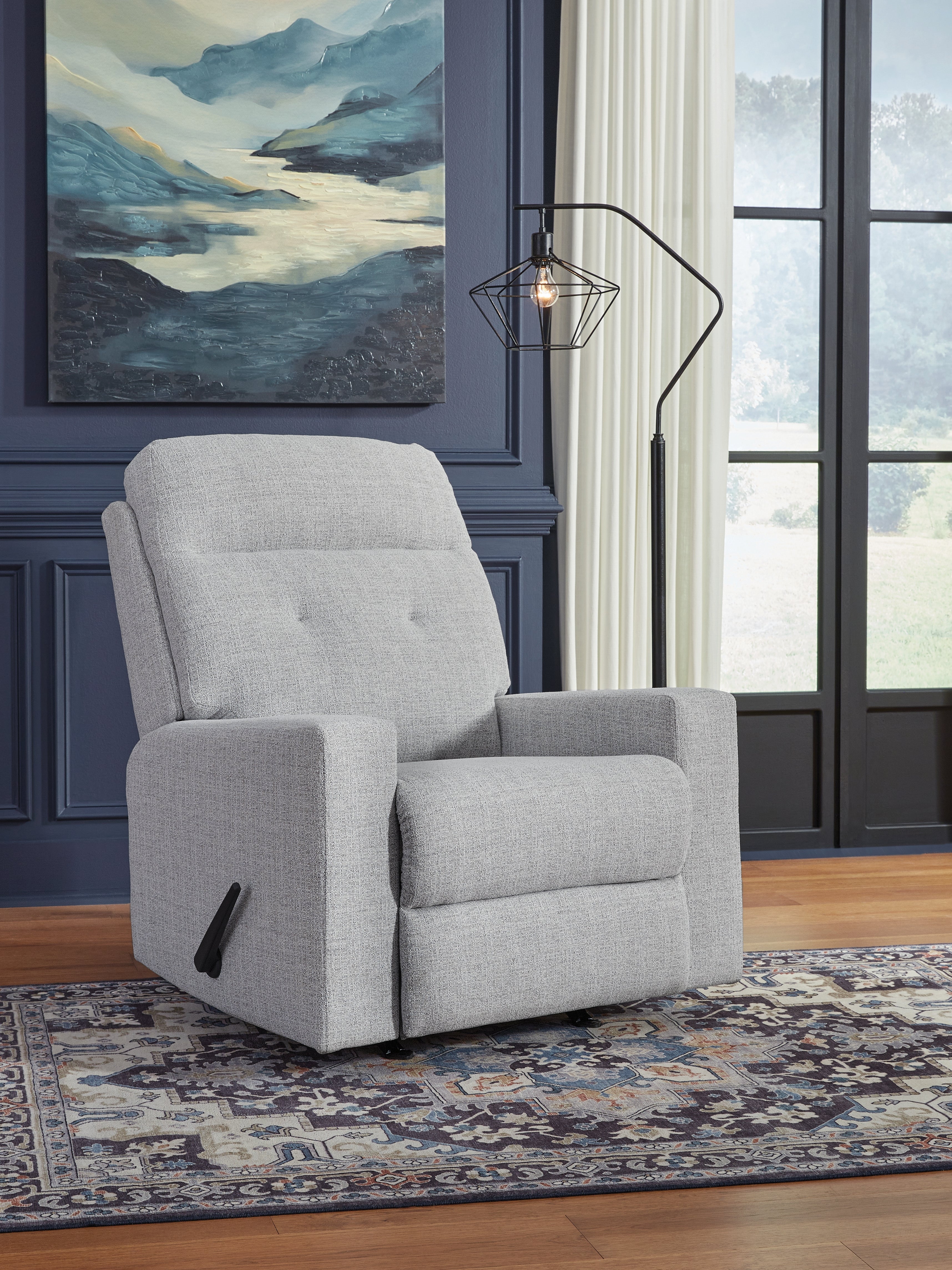 Family Deals Furniture - Ashley Furniture - Skillins Living Room - Rocker Recliner / Stone - PC5320425