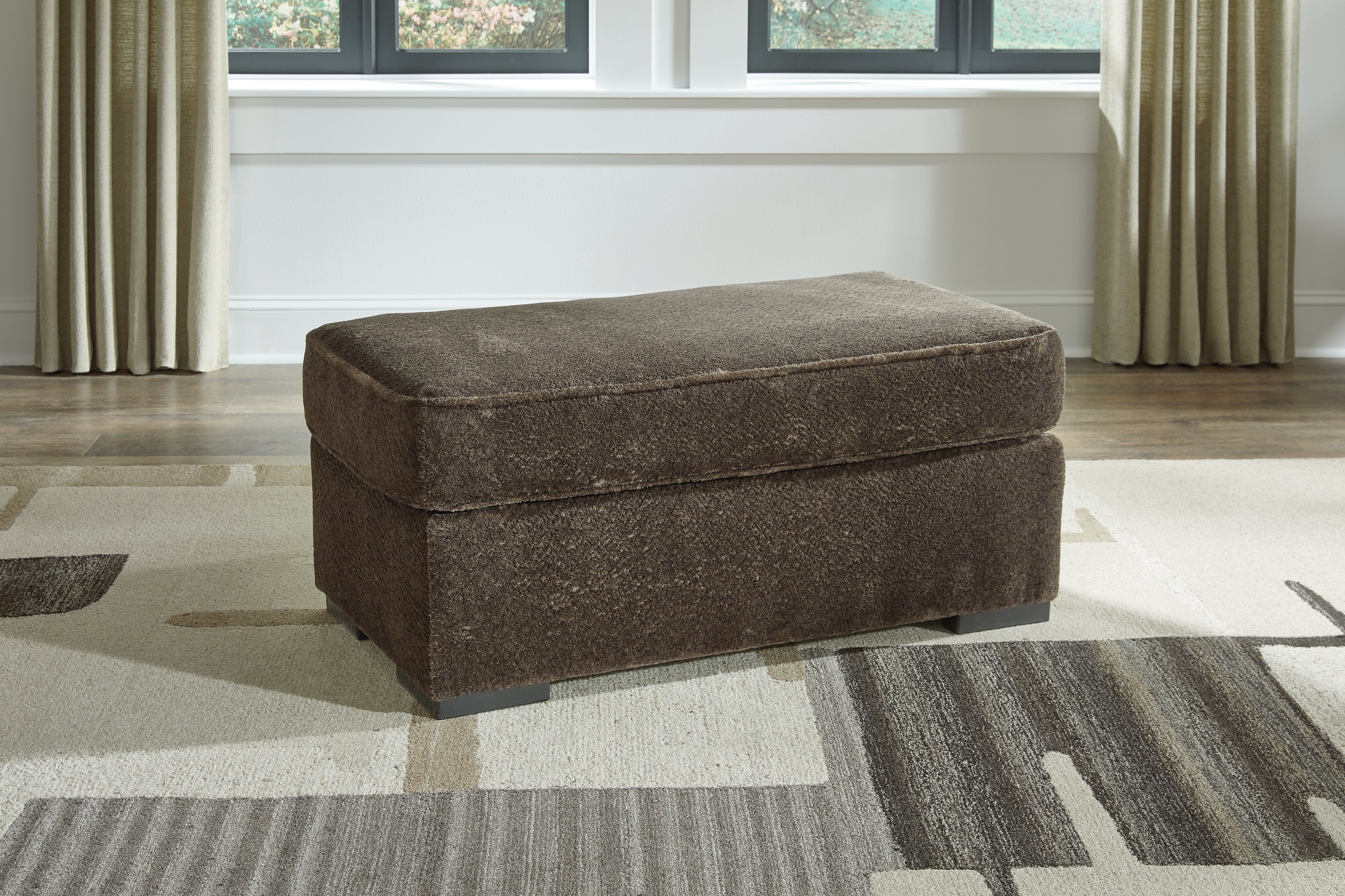 Family Deals Furniture - Ashley Furniture - Aylesworth Living Room - Ottoman / Chocolate - 5370214