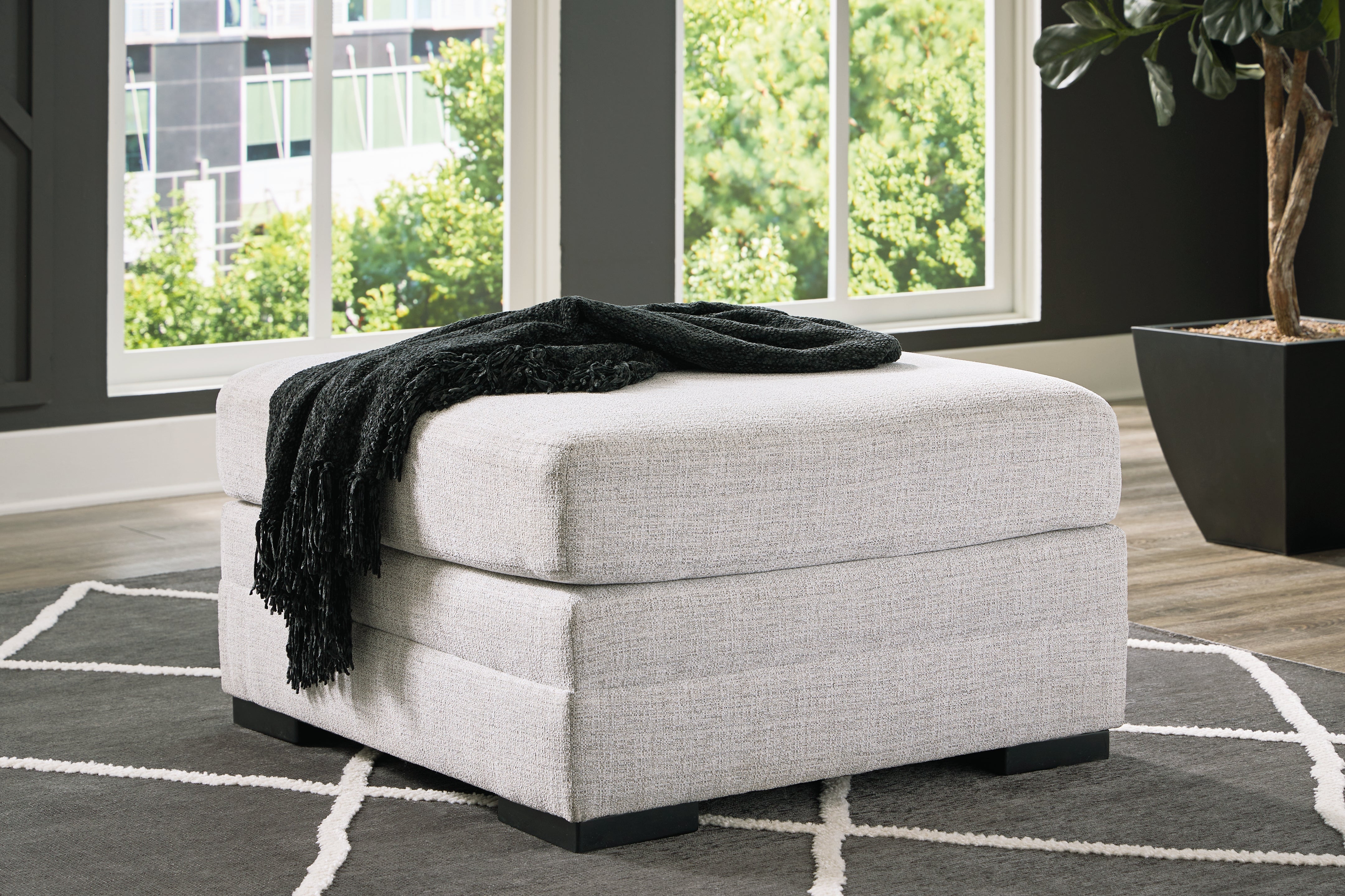 Family Deals Furniture - Ashley Furniture - Koralynn Living Room - Oversized Accent Ottoman / Stone - 5410208