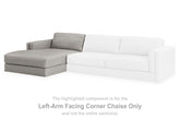 Family Deals Furniture - Ashley Furniture - Amiata Sectional - LAF Corner Chaise / Glacier - 5740416
