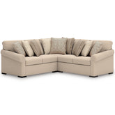 Family Deals Furniture - Ashley Furniture - LadyMae Sectional - RAF 4-Piece Sectional with Chaise / Twill - 59404S3