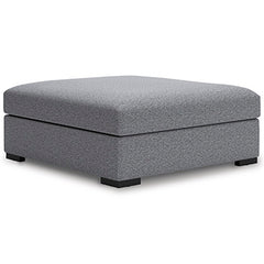 Family Deals Furniture - Ashley Furniture - Bealton Living Room - Oversized Accent Ottoman / Salt and Pepper - 6130508