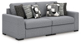 Family Deals Furniture - Ashley Furniture - Bealton Sectional - RAF 6-Piece Sectional with Chaise / Salt and Pepper - 61305S13