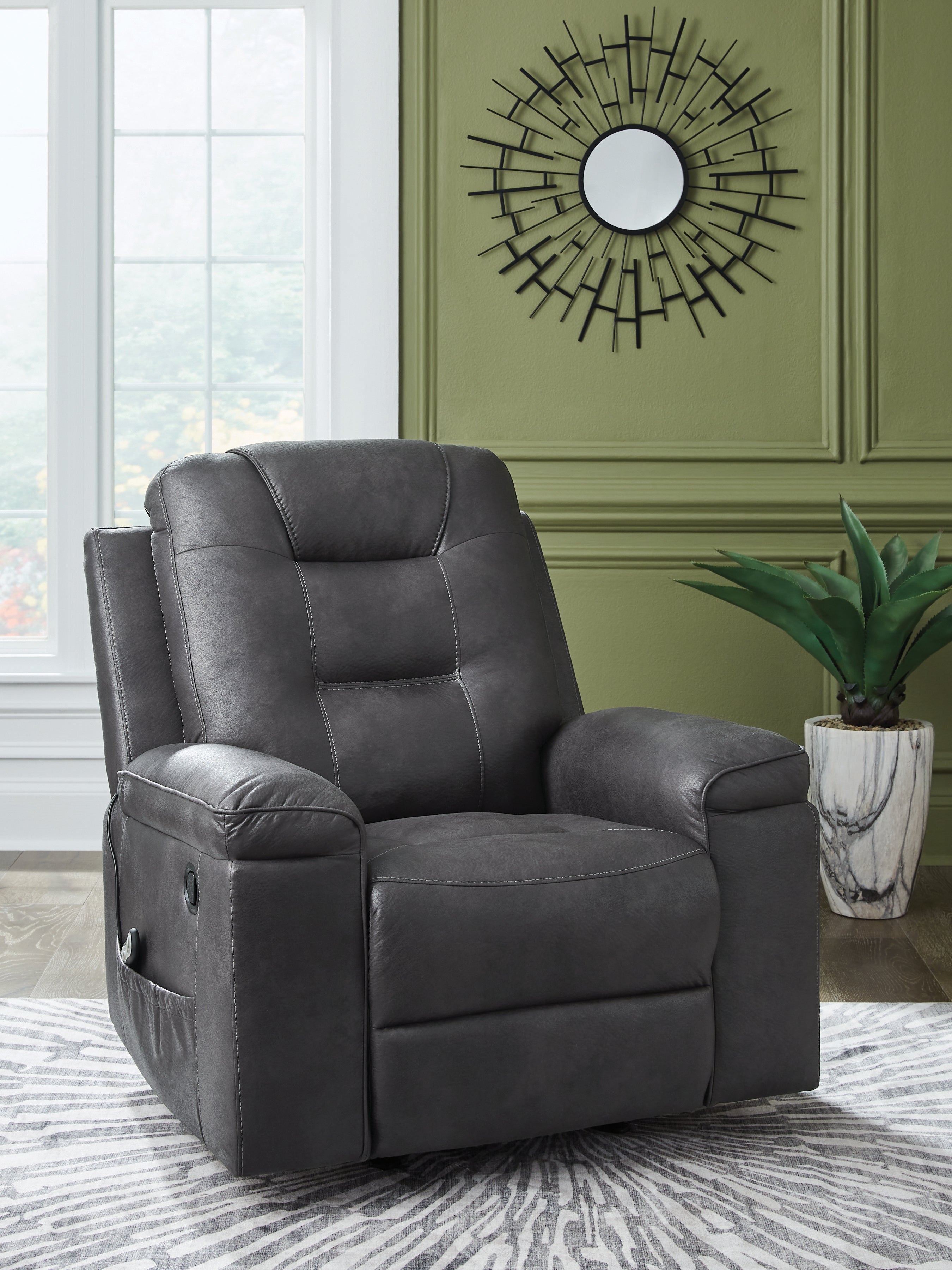 Family Deals Furniture - Ashley Furniture - Stockworth Living Room - Rocker Recliner / Earth - PC6560425