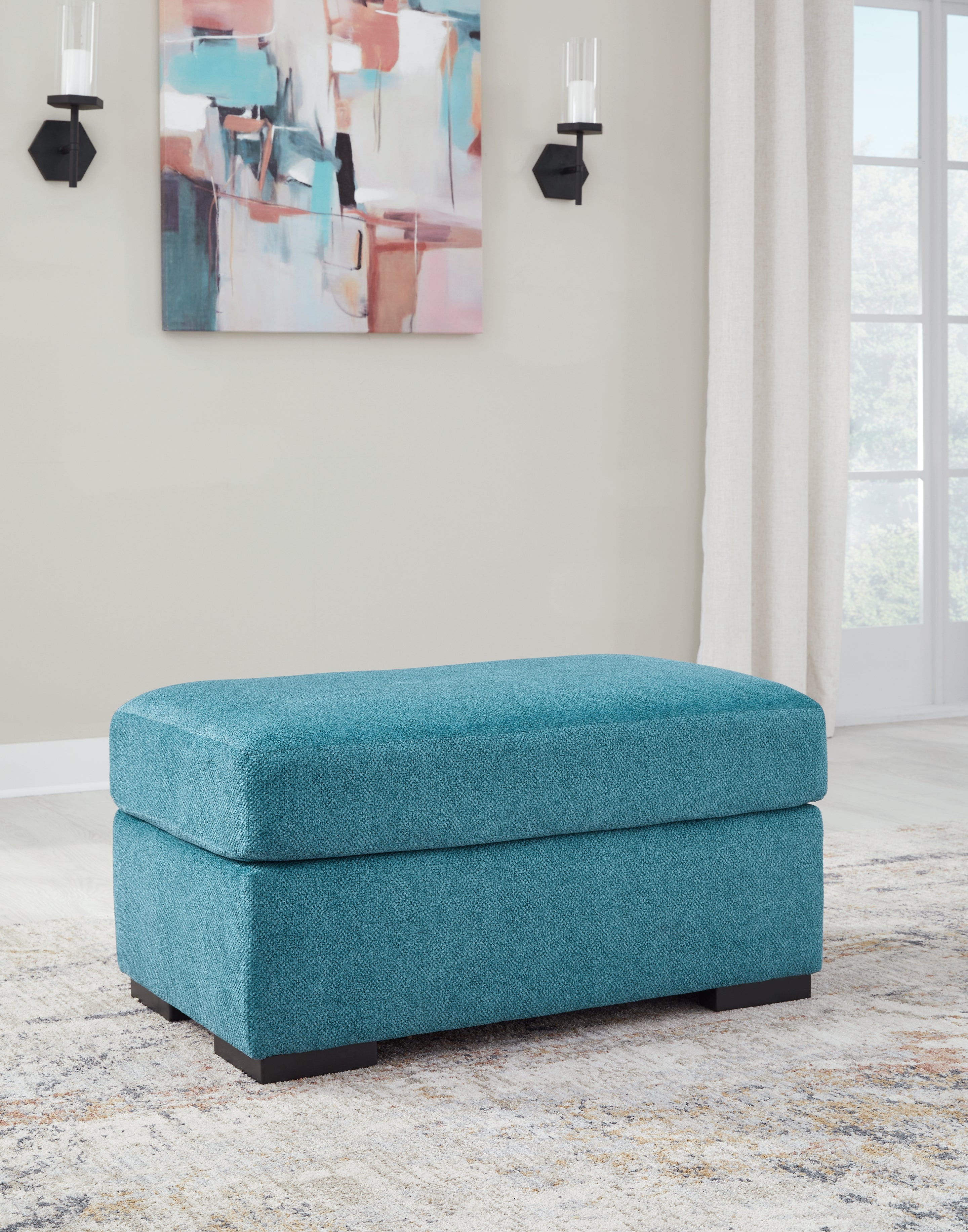 Family Deals Furniture - Ashley Furniture - Keerwick Living Room - Sofa / Teal - 6750738