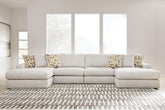 Family Deals Furniture - Ashley Furniture - Kestrie Sectional - RAF 4-Piece Double Chaise Sectional - PC68706S9