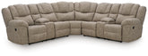 Family Deals Furniture - Ashley Furniture - Pearce-Pike Sectional - 3-Piece Reclining Sectional with Double Console - PC69205S3