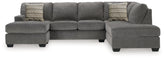 Family Deals Furniture - Ashley Furniture - Riverfield Sectional - 2-Piece Sectional with Chaise / Iron - 70097S1
