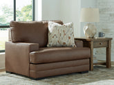 Family Deals Furniture - Ashley Furniture - VillaCourt Living Room - Ottoman / Caramel - 7490914