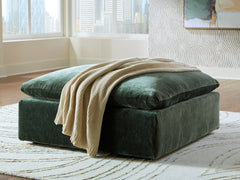 Family Deals Furniture - Ashley Furniture - Carriage View Living Room - Oversized Accent Ottoman / Jade - 7800108
