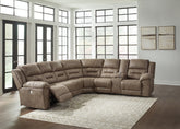 Family Deals Furniture - Ashley Furniture - Ravenel Sectional - 3-Piece Power Reclining Sectional / Fossil - 83106S2
