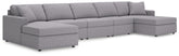Family Deals Furniture - Ashley Furniture - Modmax 5-Piece Double Chaise Sectional - 5-Piece Double Chaise Sectional - 92104S125