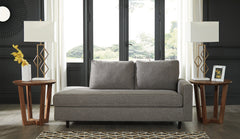 Family Deals Furniture - Ashley Furniture - Lyman Living Room - RAF Corner Chaise / Graphite - 9330317