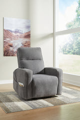 Family Deals Furniture - Ashley Furniture - Starganza Living Room - Power Lift Recliner / Taupe - 9370312