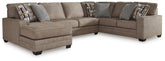Family Deals Furniture - Ashley Furniture - Cannonbrook Sectional - LAF 3-Piece Sectional with Chaise / Nutmeg - 98201S2