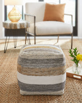 Family Deals Furniture - Ashley Furniture - Josalind Pouf - Pouf / Multi - A1000935