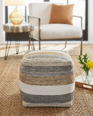 Family Deals Furniture - Ashley Furniture - Josalind Pouf - Pouf / Multi - A1000935