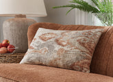 Family Deals Furniture - Ashley Furniture - Aprover Pillows - Pillow (4/CS) / Rust/Gray/White - A1001040