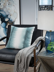Family Deals Furniture - Ashley Furniture - Elonwich Pillows - Pillow (4/CS) / Teal/White - A1001106