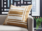 Family Deals Furniture - Ashley Furniture - Darrman Pillows - Pillow (4/CS) / Ochre/Ivory - A1001116