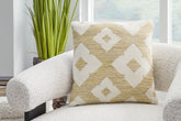Family Deals Furniture - Ashley Furniture - Brockner Next-Gen Nuvella Pillows - Pillow (4/CS) / Brown/Yellow - A1900009