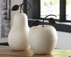 Family Deals Furniture - Ashley Furniture - Bidelia Sculpture - Sculpture Set (Set of 2) / Antique White - A2000381