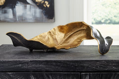Family Deals Furniture - Ashley Furniture - Melinda Sculpture - Sculpture / Black/Gold Finish - A2000416
